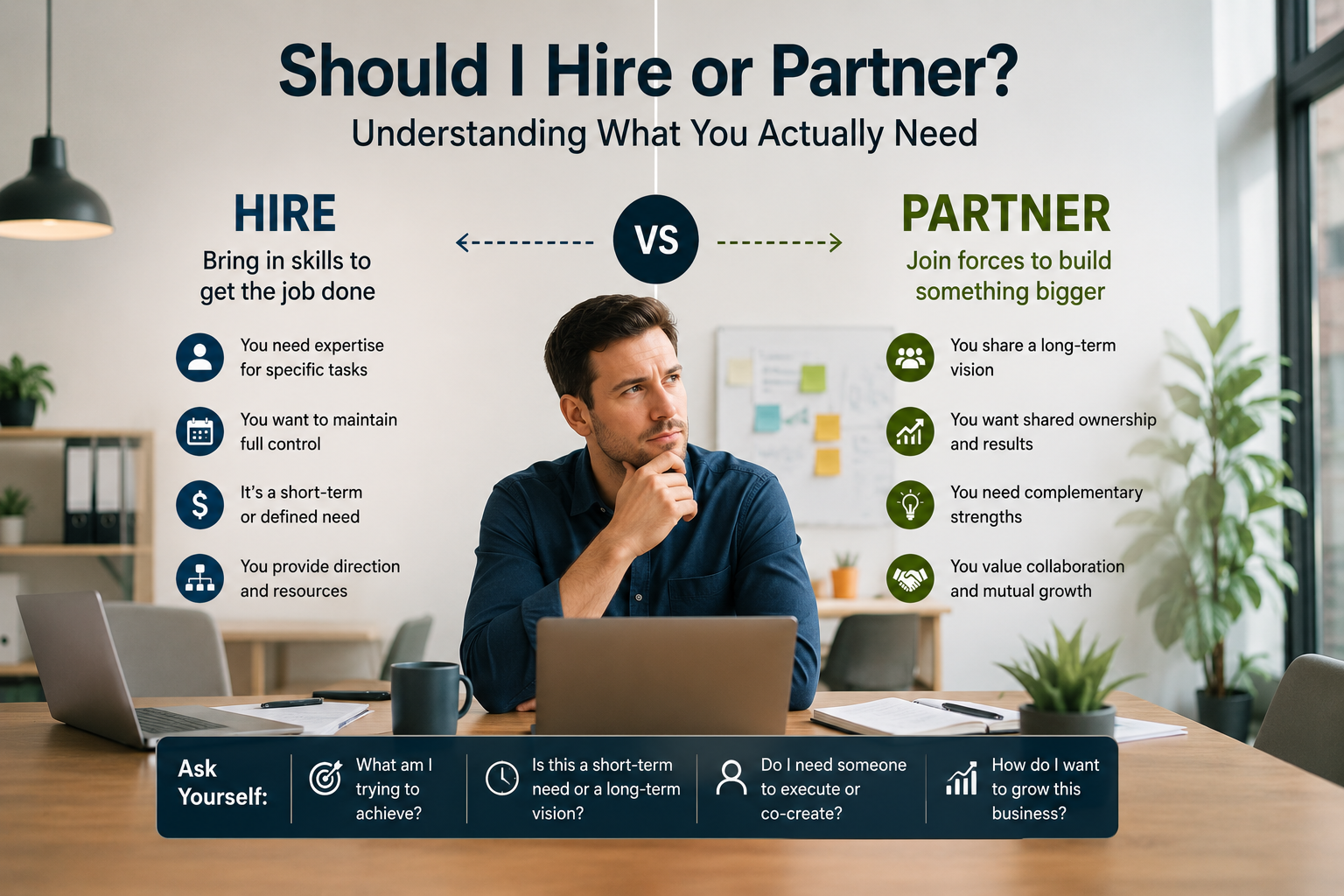 tips to get hire or take prtnerup